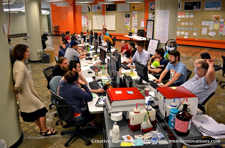 Open space at Menlo Innovations