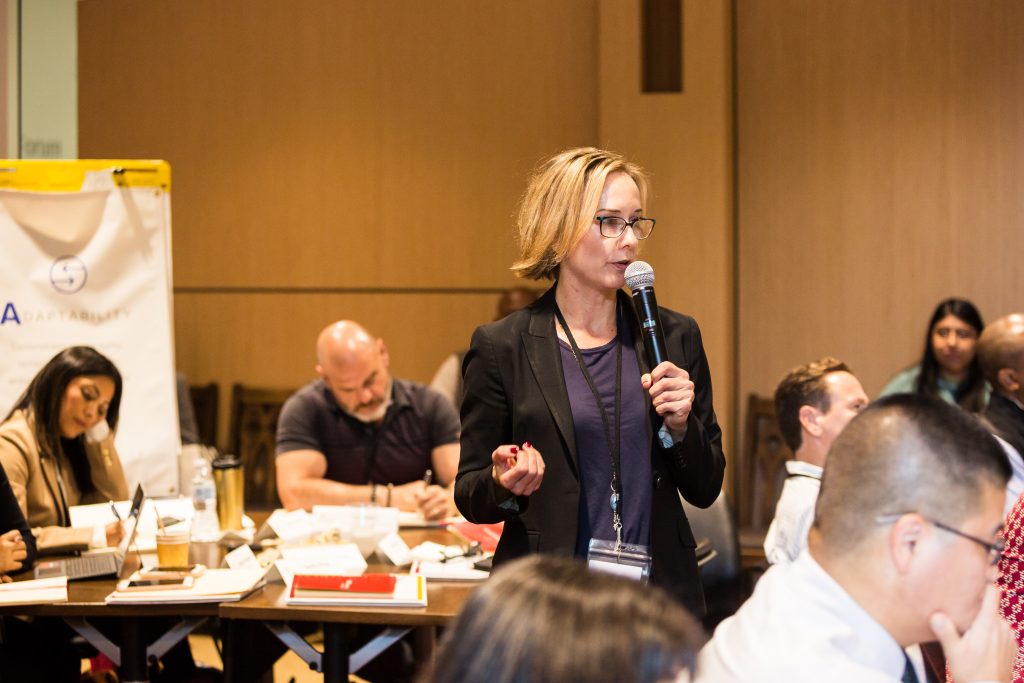Alison Horstmeyer facilitating an Intellectual Curiosity Workshop